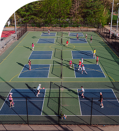 Aerial court view